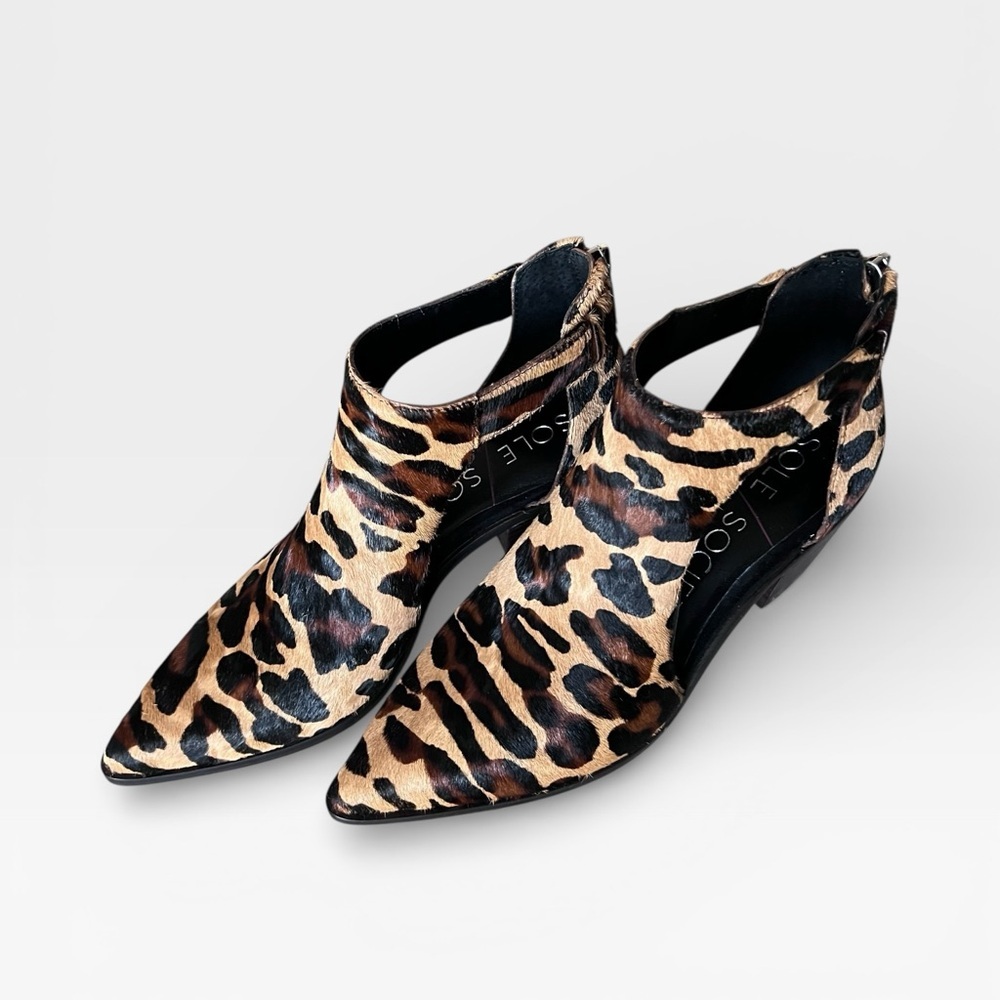 Sole Society Animal Print Sandals - Picture 7 of 11